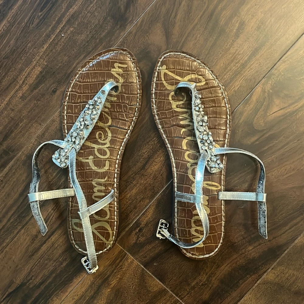 Sam Edelman silver sandals size 6.5